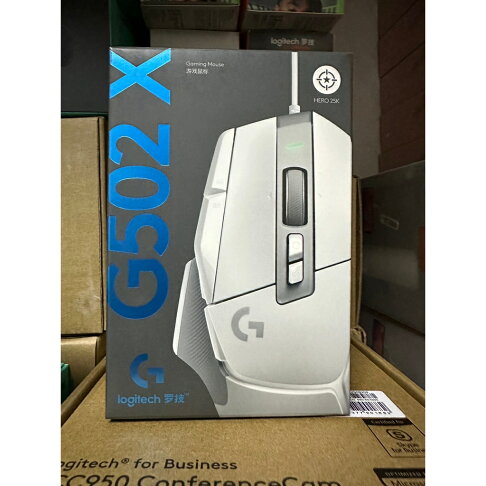 全新現貨 羅技 Logitech G502X 輕量化89g 高效能 電競滑鼠 有線電競滑鼠 HERO25K 光學微動|領券最高折$220 1