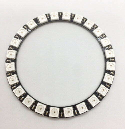 WS2812  5050 RGB LED 24位全彩驅動彩燈 圓形開發板(含稅)【佑齊企業 iCmore】