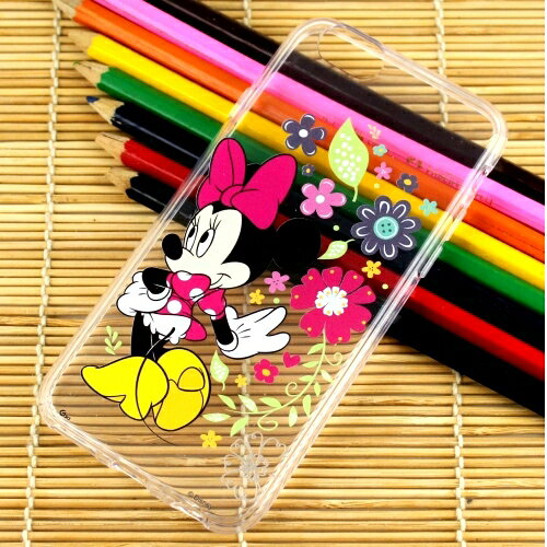 【Disney】iPhone6 /6s 花朵系列 彩繪透明保護軟套 3