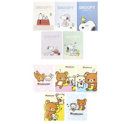 口袋筆記本 (史努比/拉拉熊) (款式隨機出貨)【九乘九購物網】