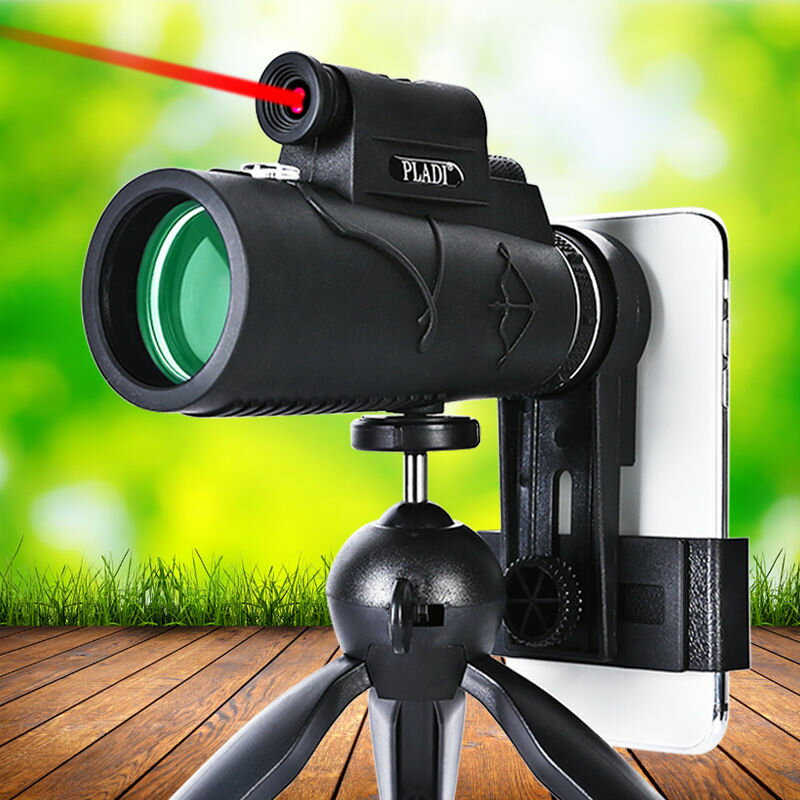 手機攝影鏡頭 超高清高倍望遠鏡 戶外單筒微光夜視望眼鏡 演唱會手機拍照