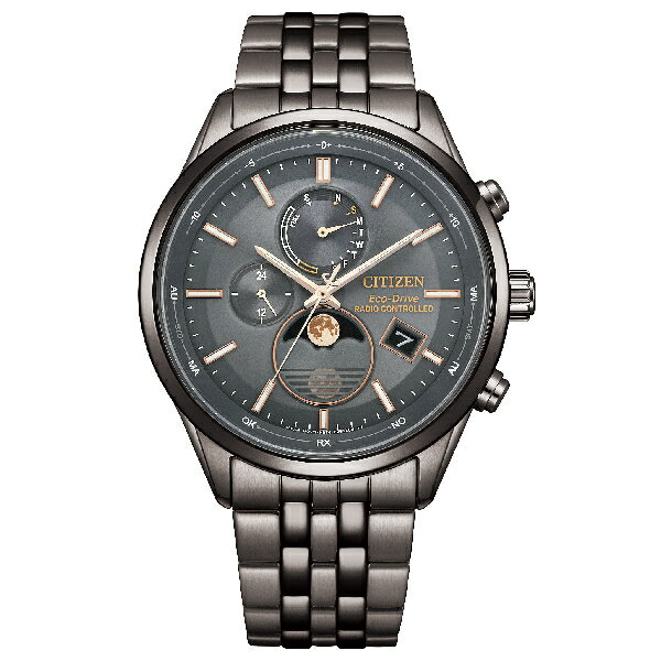 CITIZEN 星辰 Gents BY1037-51H 代言人廣告款月相電波對時光動能潮流腕錶 42.0mm｜樂天全館特惠中★指定刷卡回饋10%