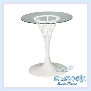 ╭☆雪之屋居家生活館☆╯R575-04 JY-Y05玻璃圓桌/飯桌/置物桌/咖啡桌/餐桌