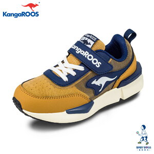 【正品發票出貨】KangaROOS美國袋鼠鞋 RACER 超輕量 潮流運動 老爹鞋(藍黃-KK21478)