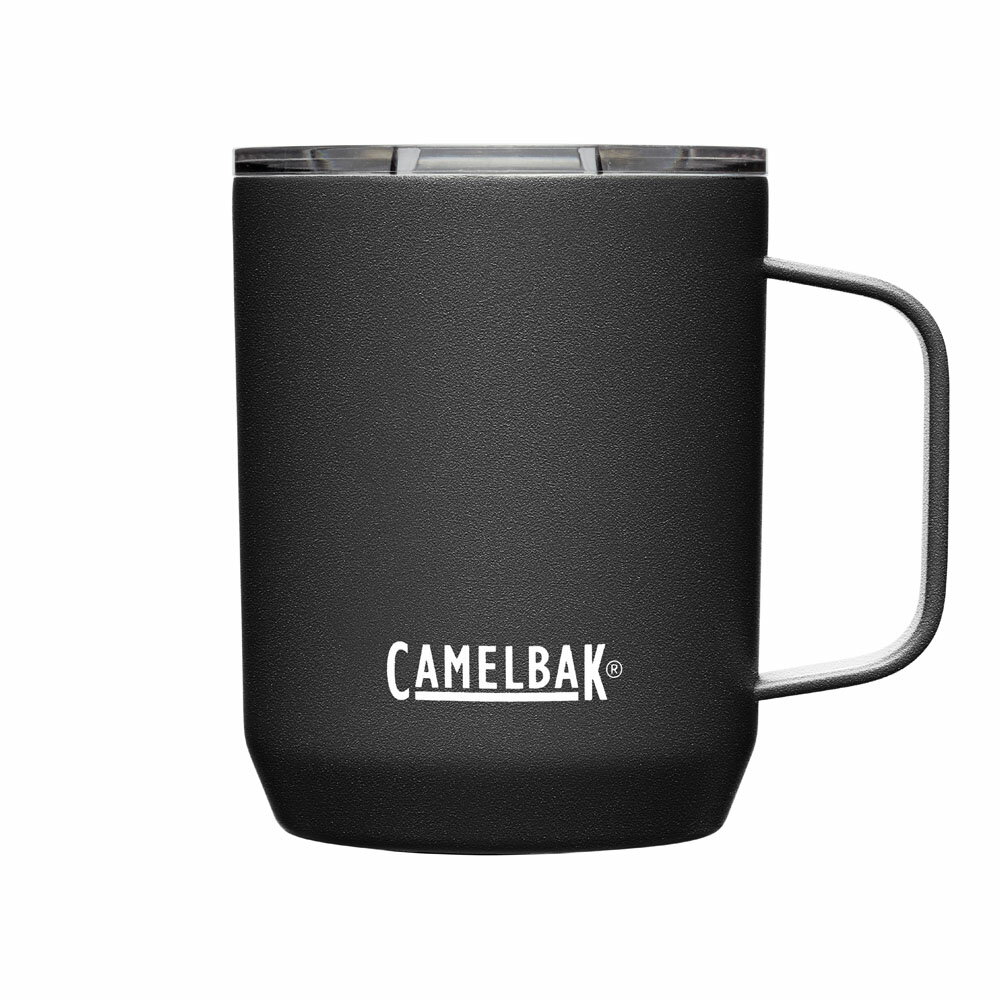 【【蘋果戶外】】Camelbak 350ml Camp Mug 不鏽鋼露營保溫馬克杯(保冰) 濃黑 保溫杯
