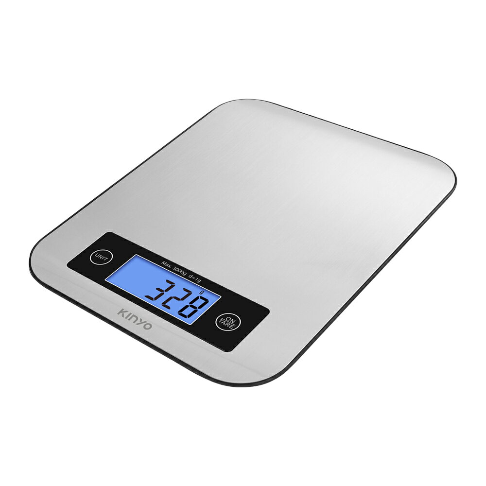 【KINYO】不鏽鋼電子食物秤(DS) 304不鏽鋼 LCD背光 | 料理 1