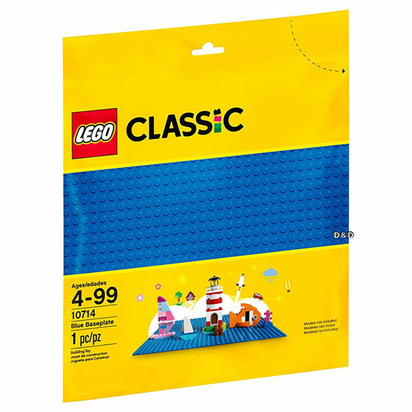 樂高積木 LEGO《 LT10714 》2018年 Classic 經典基本顆粒系列 - 藍色底板