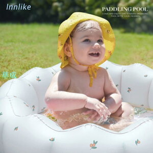 嬰兒家用戶外遊樂池軟 PVC 圓球圍欄中心的 90cm 充氣花瓣游泳池