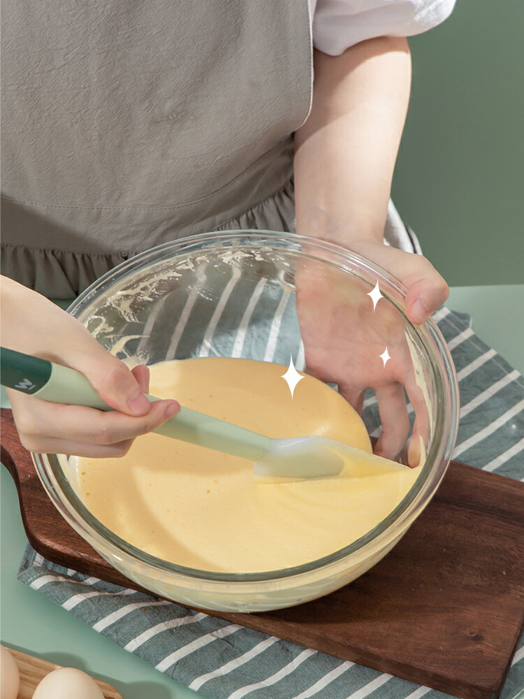 食品級硅膠刮刀耐高溫家用一體式烘焙奶油鏟子蛋糕抹刀攪拌工具