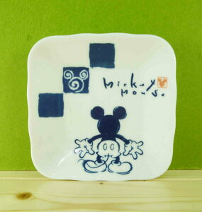 【震撼精品百貨】Micky Mouse 米奇/米妮 小盤子-背影 震撼日式精品百貨