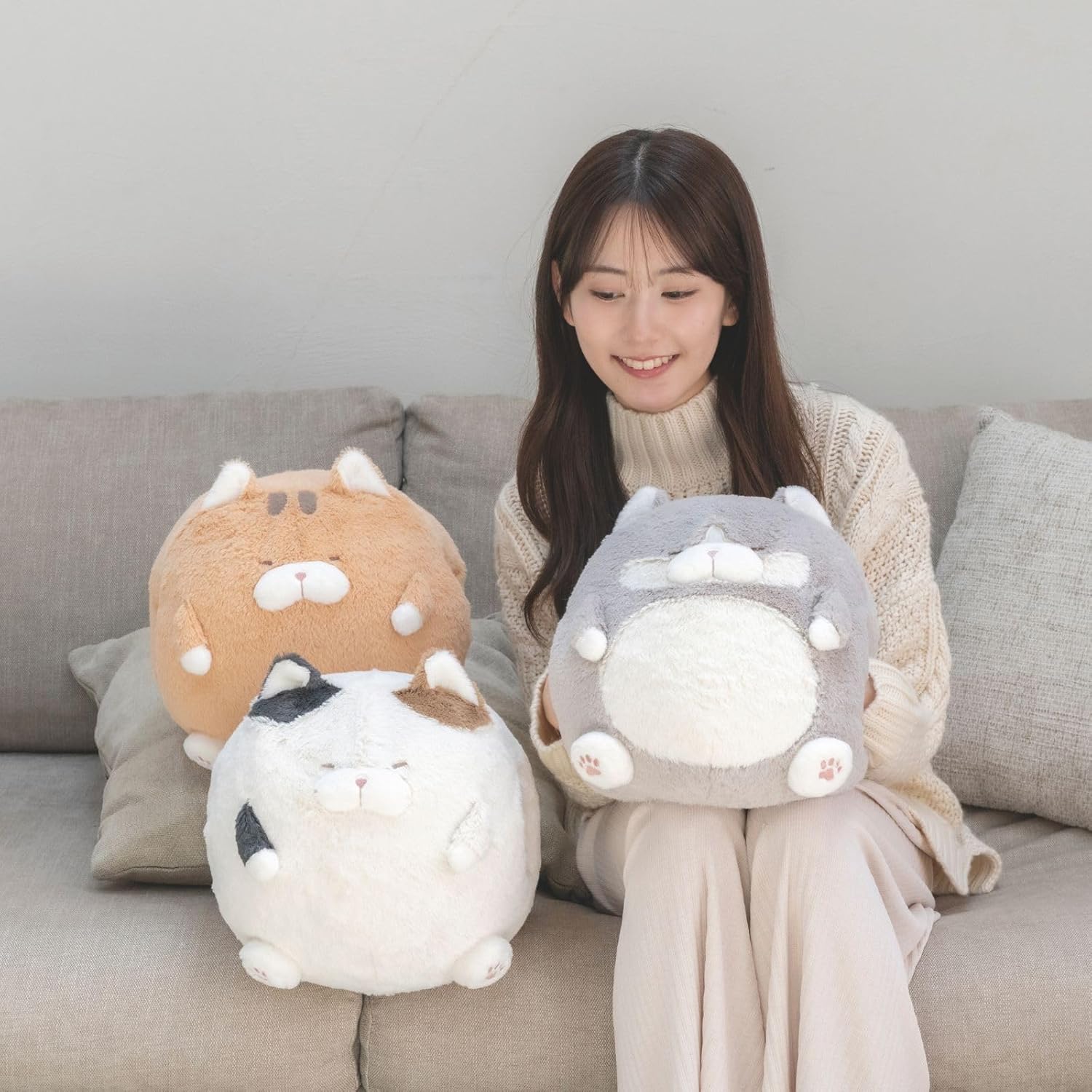 日本 livheart 貓咪肯定感暖手枕