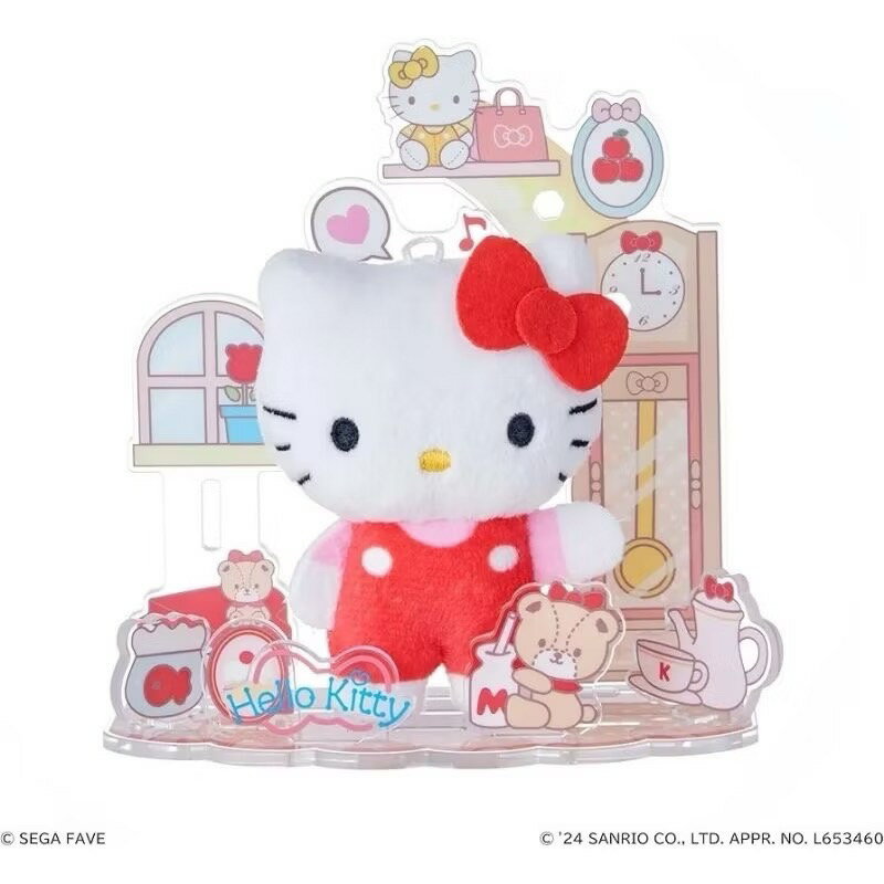 【震撼精品百貨】Hello Kitty 凱蒂貓~日本三麗鷗sanrio KITTY絨毛壓克力*82057