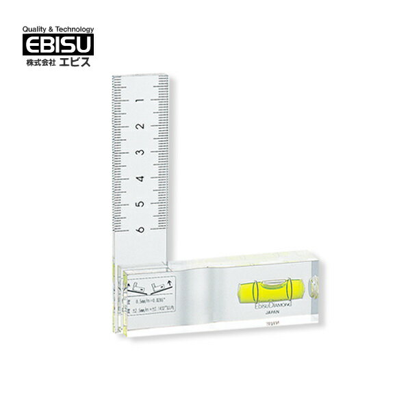 Ebisu 4吋水晶式透明直角定規 角尺 無磁 Ed Sq 台灣樂天市場 Line購物