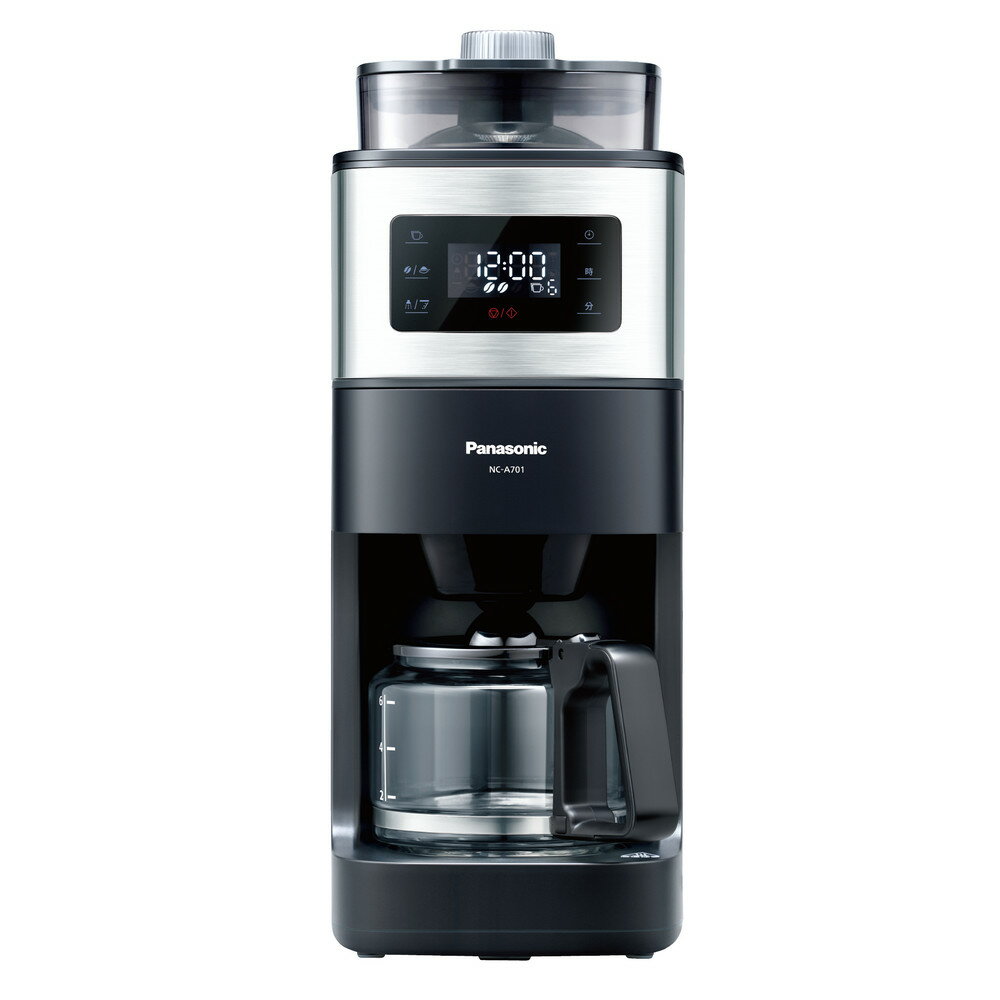 【Panasonic】6人份全自動雙研磨美式咖啡機(NC-A701)