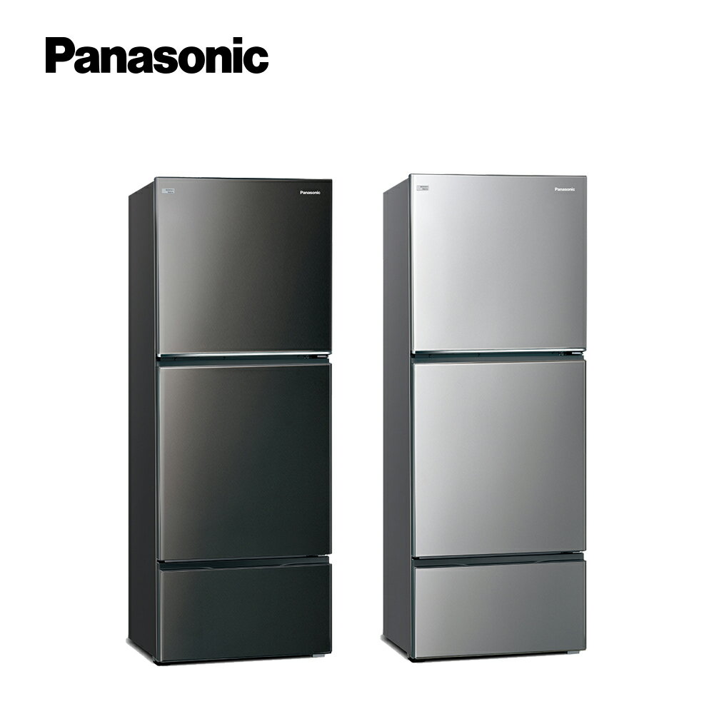 Panasonic 無邊框鋼板系列496L三門電冰箱(NR-C493TV)(晶漾銀/晶漾黑)