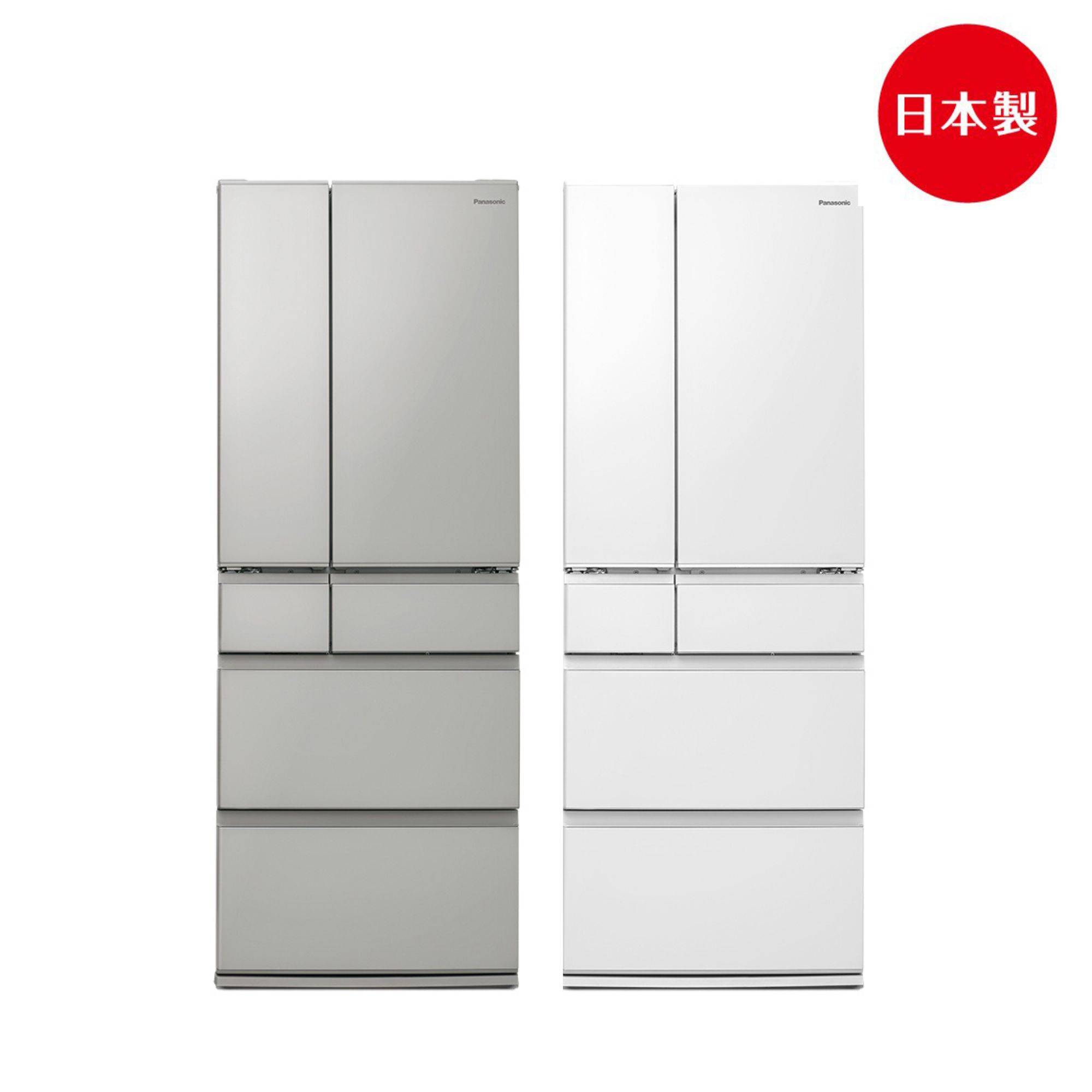 領券獨家最高9折 【Panasonic】601L日系上質系列 平面鋼板6門電冰箱(NR-F601XT)(瓷釉灰/晶鑽白)