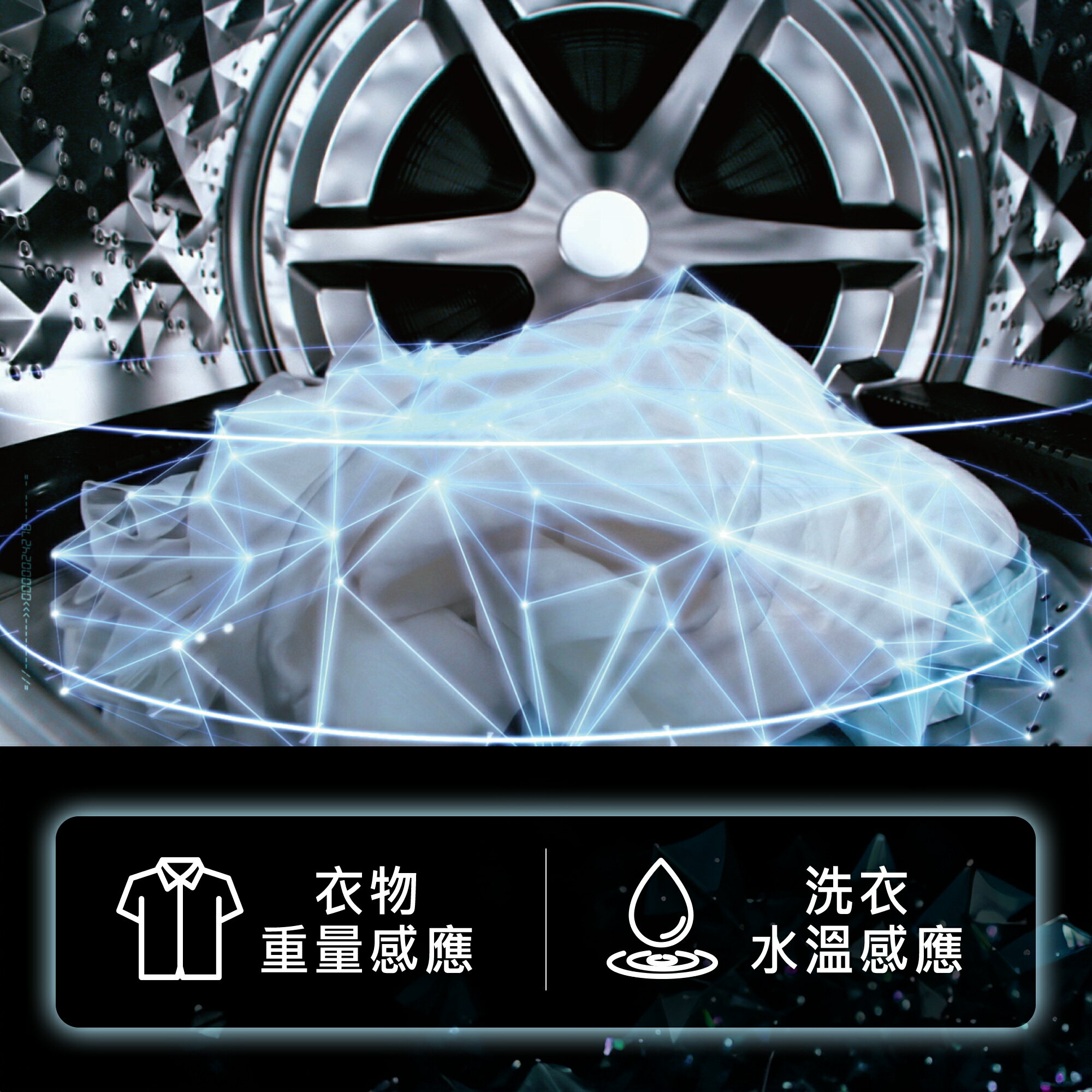 超便宜私訊驚喜價 限高雄市區一樓或有電梯【Panasonic】15公斤智能聯網系列 變頻溫水滾筒洗衣機(NA-V150RPH)(夜幕黑/冰鑽白) 8