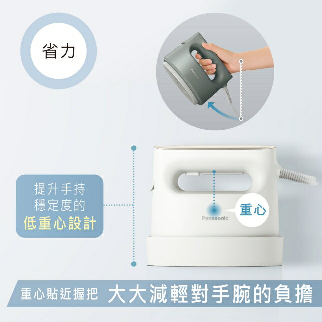 領券獨家最高9折【Panasonic】平燙掛燙2in1蒸氣電熨斗(NI-FS780)(簡約米白/個性霧黑) 9