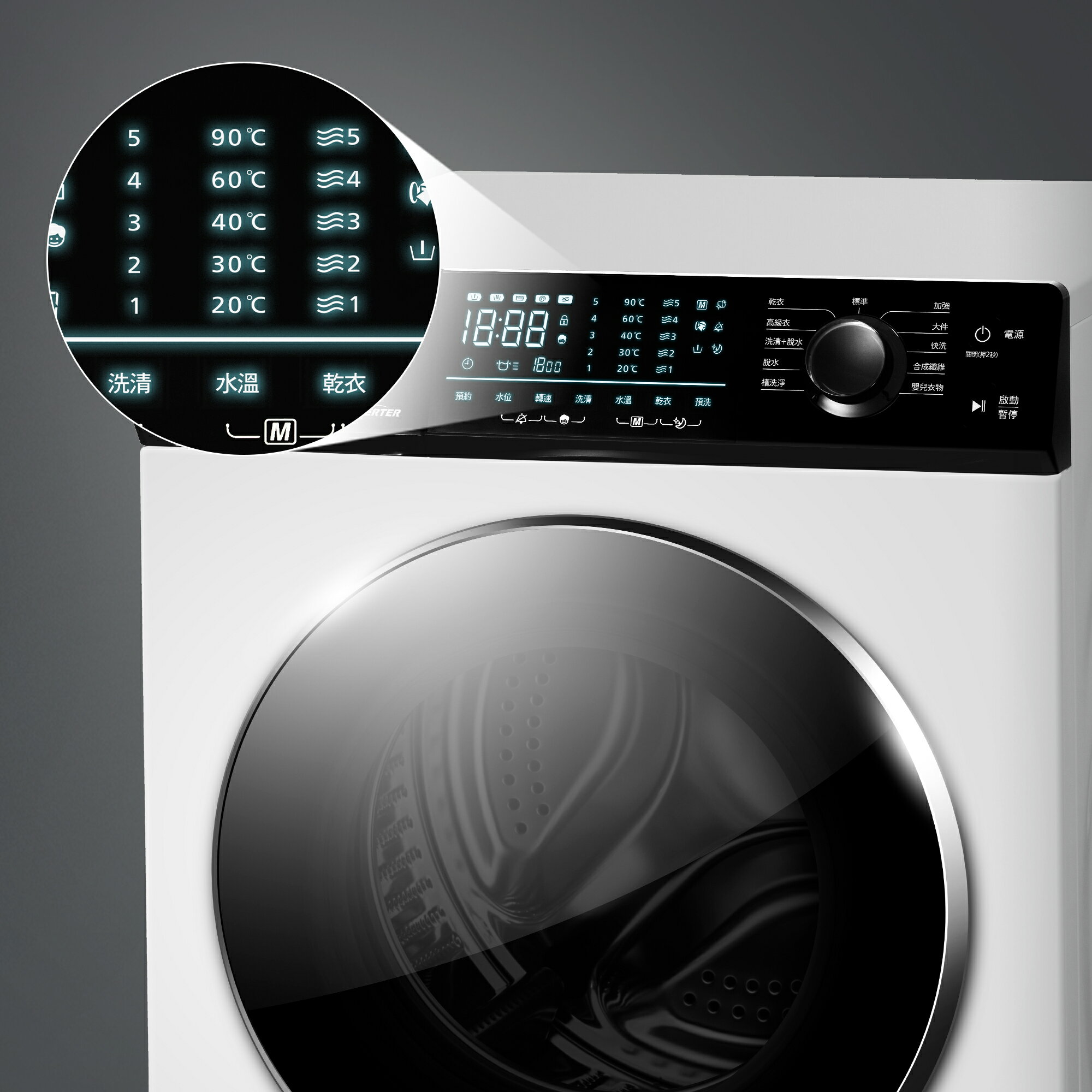 領券獨家最高9折  【台中免運含基本安裝】【Panasonic】10.5公斤強效抑菌系列 變頻溫水滾筒洗衣機(NA-V105NDH) 3