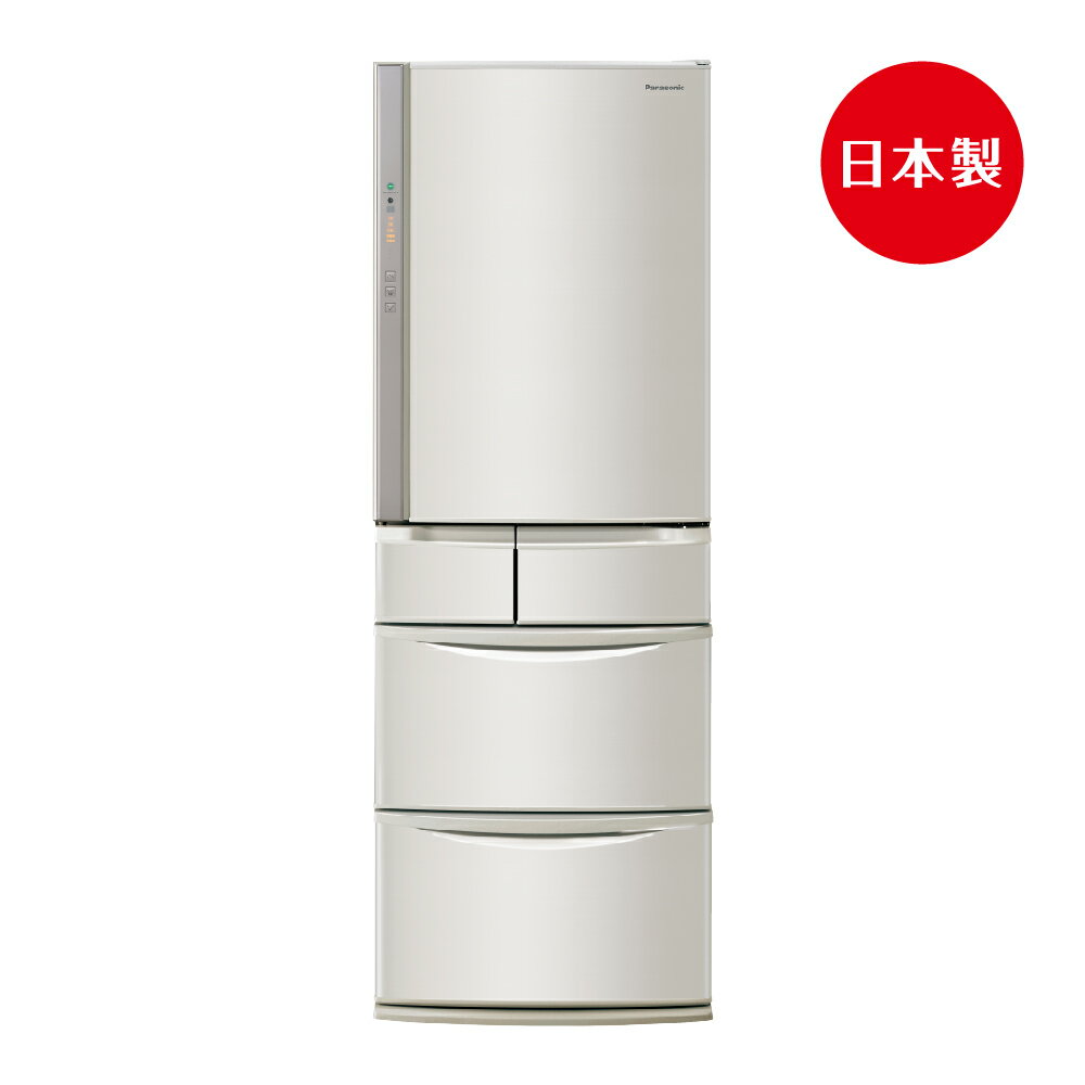 Panasonic鋼板五門冰箱NR-E414VT