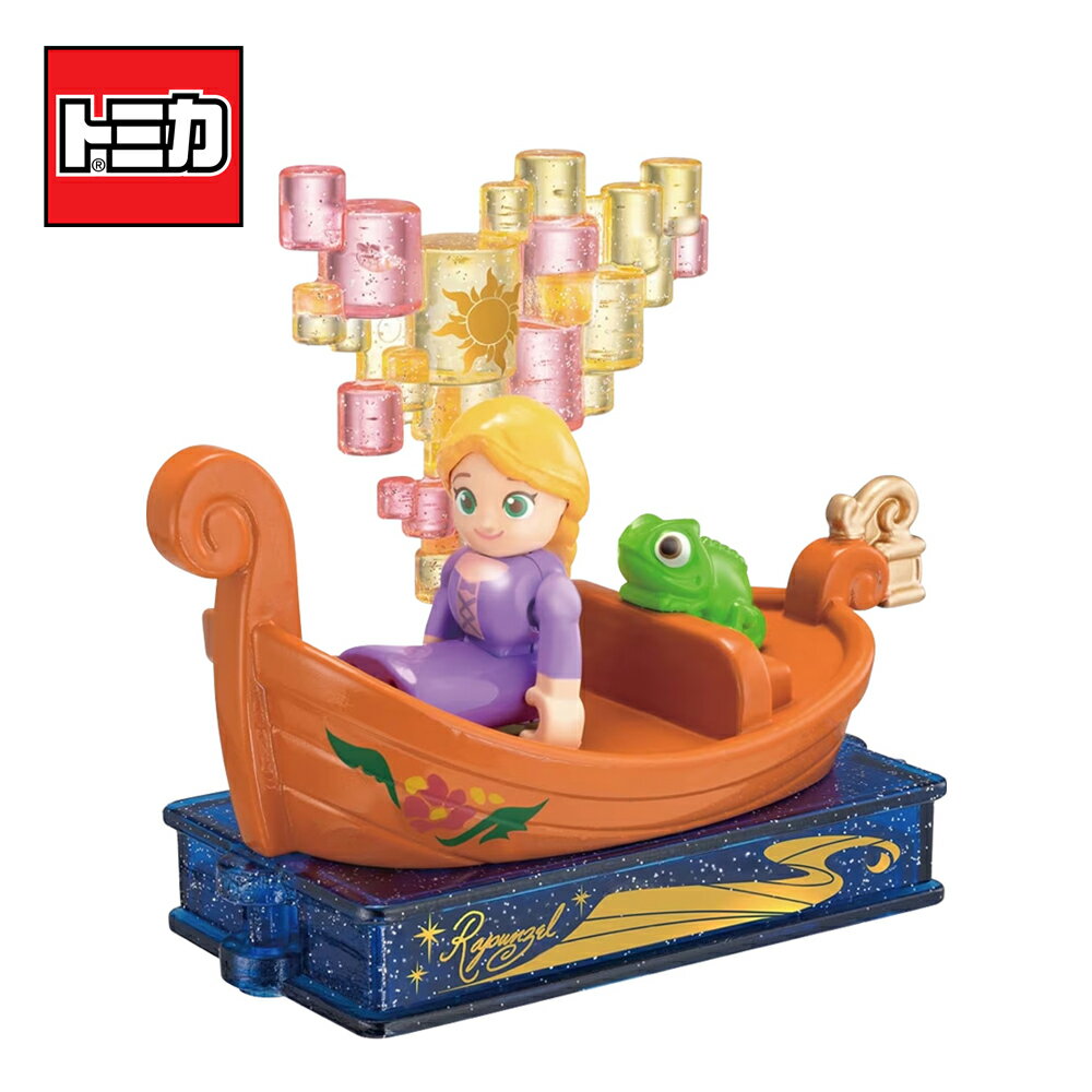 【日本正版】Dream TOMICA NO.184 迪士尼遊園列車 魔髮奇緣 玩具車 樂佩公主 長髮公主 多美小汽車 - 933489
