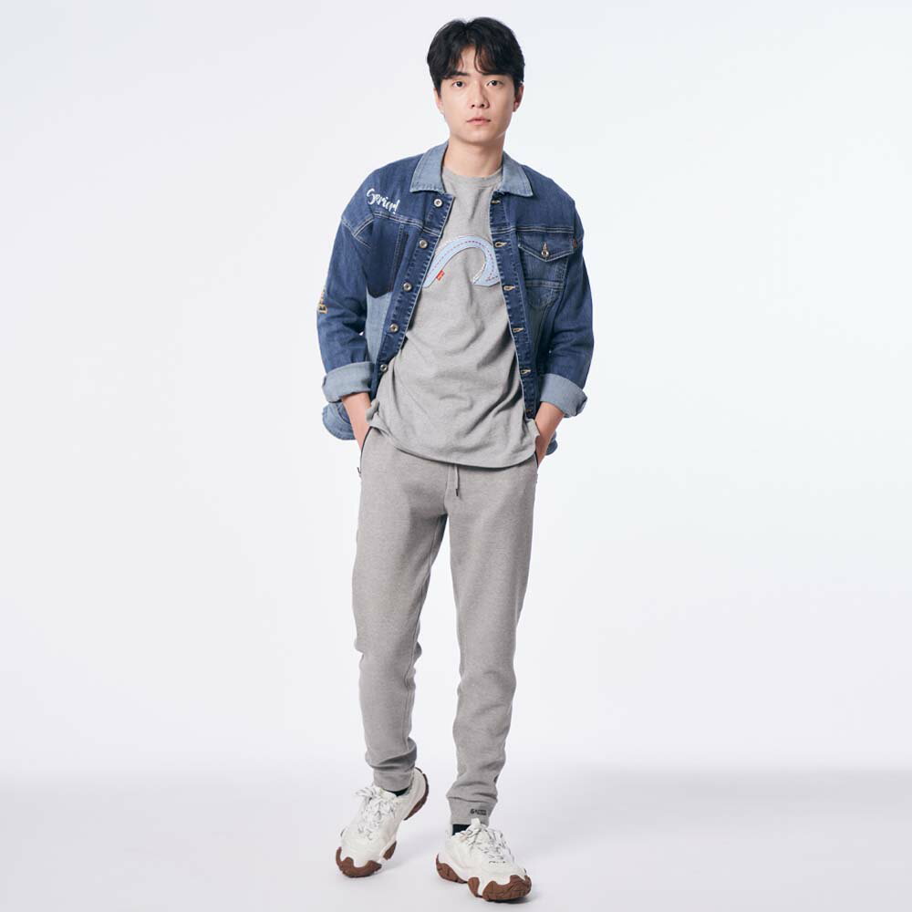 中性款 牛仔外套-酵洗藍 (510509) 【5th STREET】【APP下單享4%回饋】 聖誕禮物券 最高折700 5