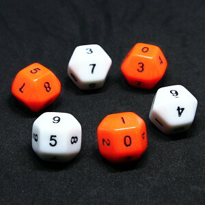 0-9數字色子多面篩子十面骰子兒童玩具桌游配件數學教學早教教具