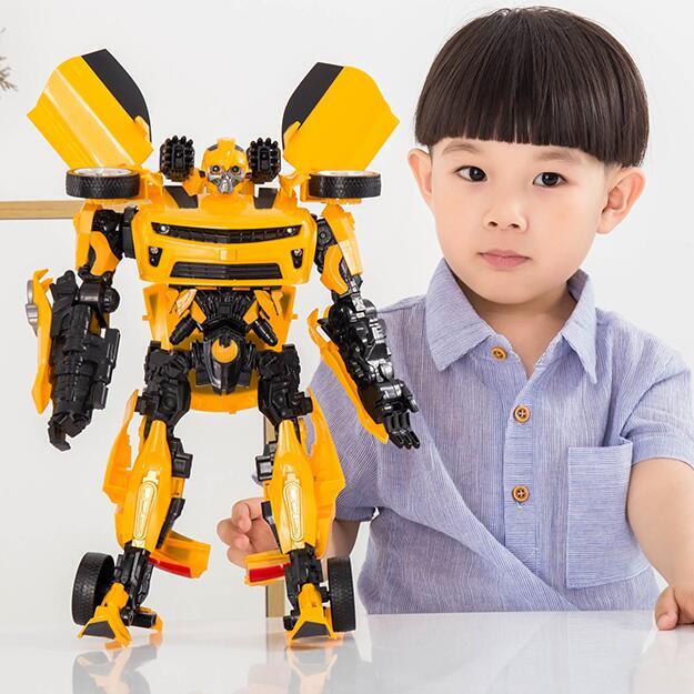 手辦變形玩具金剛5大黃蜂汽車恐龍兒童機器人型超大模型正版男孩4【森林】