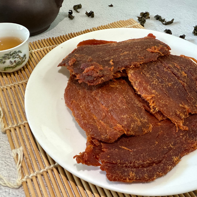 台灣 炭烤豬肉乾 (150公克±5%) 共1包 肉乾 零嘴 開封即食 中元拜拜 快速出貨 溫體豬肉乾