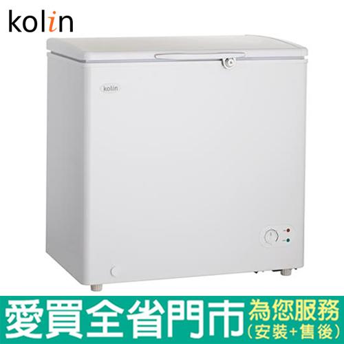 Kolin歌林300公升臥式冷藏 冷凍二用冰櫃 棗紅色kr 130f02 全機一年保固