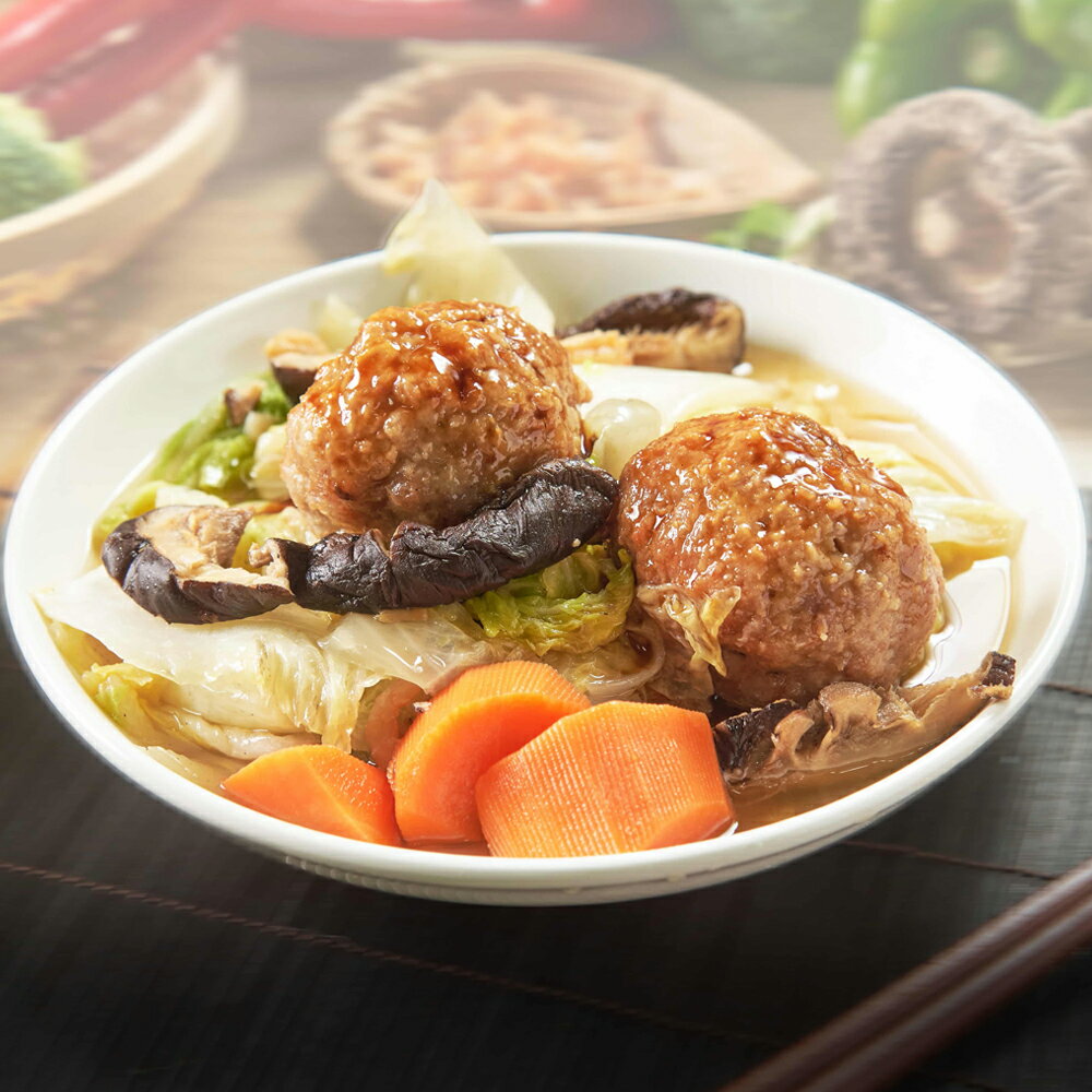 【蕭媽媽食譜】黃金滷白菜獅子頭 200g (一份2顆入)