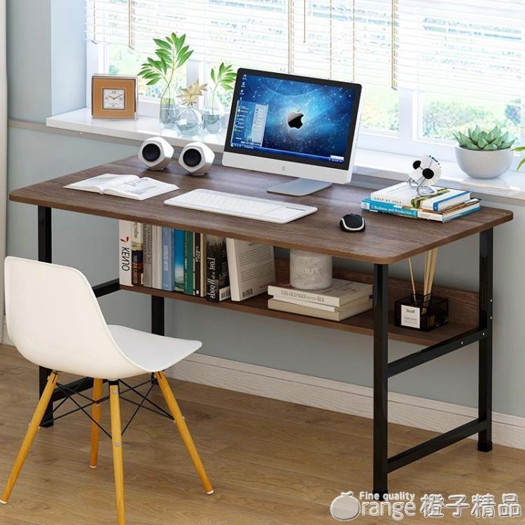 電腦桌台式家用辦公桌子臥室書桌簡約現代寫字桌學生學習桌經濟型