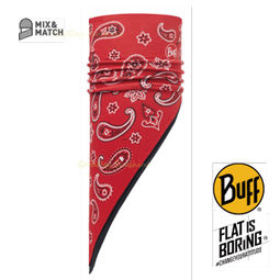 ├登山樂┤西班牙 BUFF 變形蟲 紅 POLAR保暖斜三角巾 # BF113231-425-10