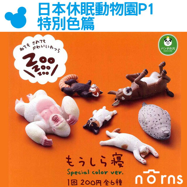 【日本休眠動物園P1特別色篇】Norns T-ARTS扭蛋 ZooZooZoo 睡覺動物 轉蛋 熊貓之穴 新色 好窩生活節