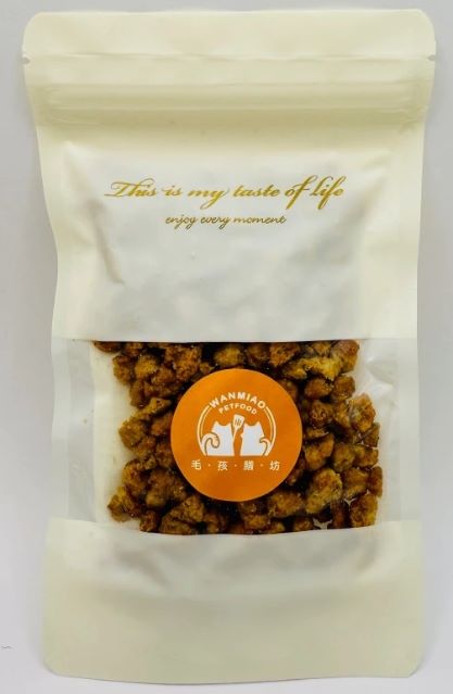 【毛孩膳坊】烘乾寵物零食-雞肉丁50g-1包(開封即食/常溫保存/寵物零食/犬貓專用) 3