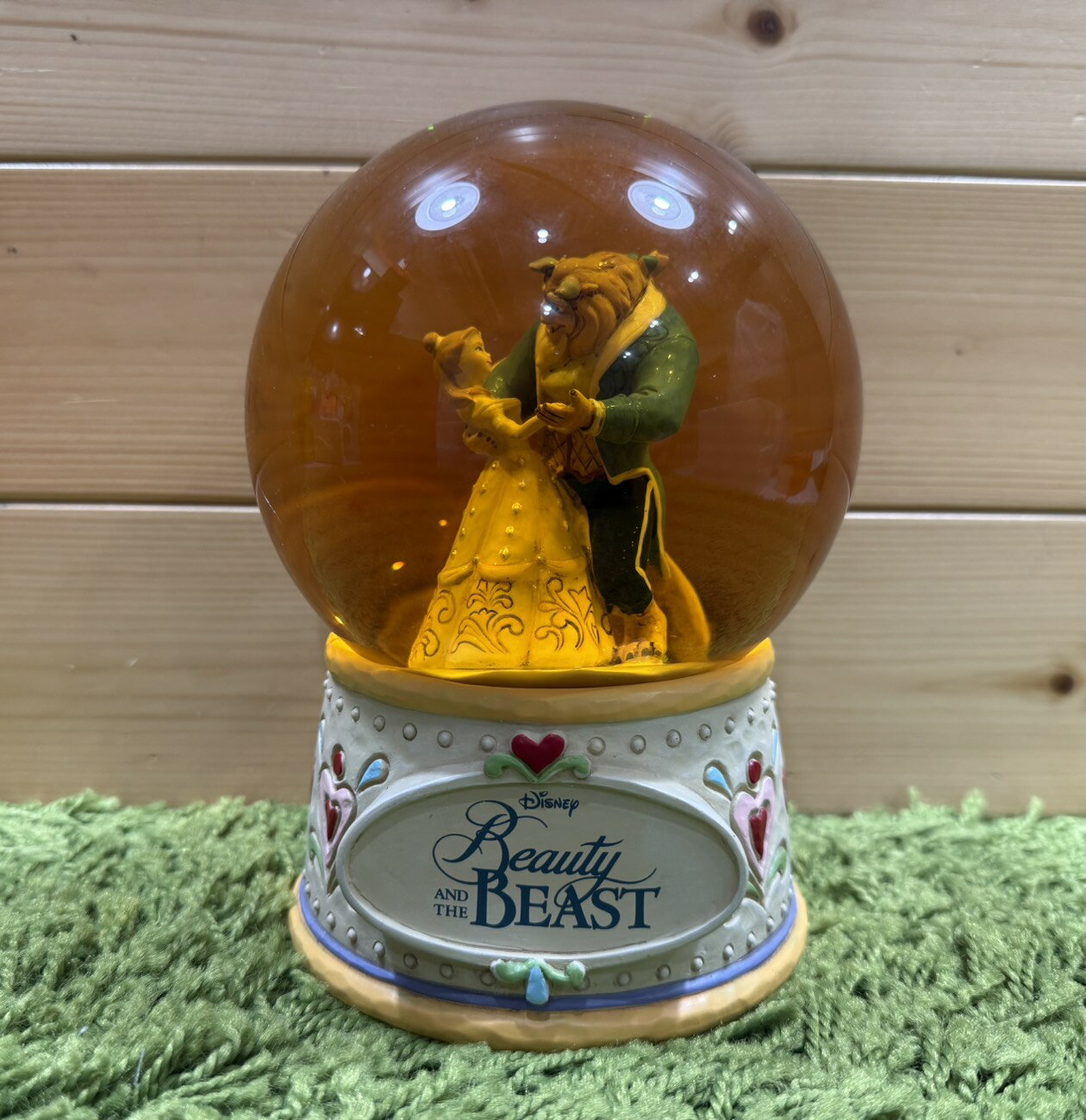 【震撼精品百貨】公主 系列Princess 美女與野獸浪漫華爾滋水晶球/雪球-Moonlight Waltz 此商品泛黃不介意者在下單