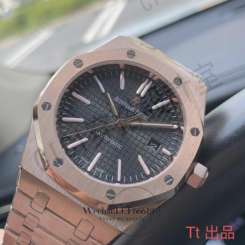 時尚魅力，商務休閒男士41mm黑色錶盤自動手錶，高級豪華日期顯示男士自動機械手錶【亞德機械五金家居】 4