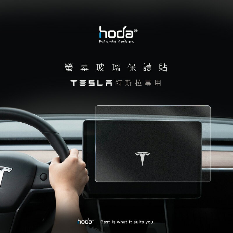 hoda 特斯拉 Tesla 霧面 防指紋 AR 抗反射 9h 玻璃貼 保護貼 螢幕貼 Model Y 3 15吋 2