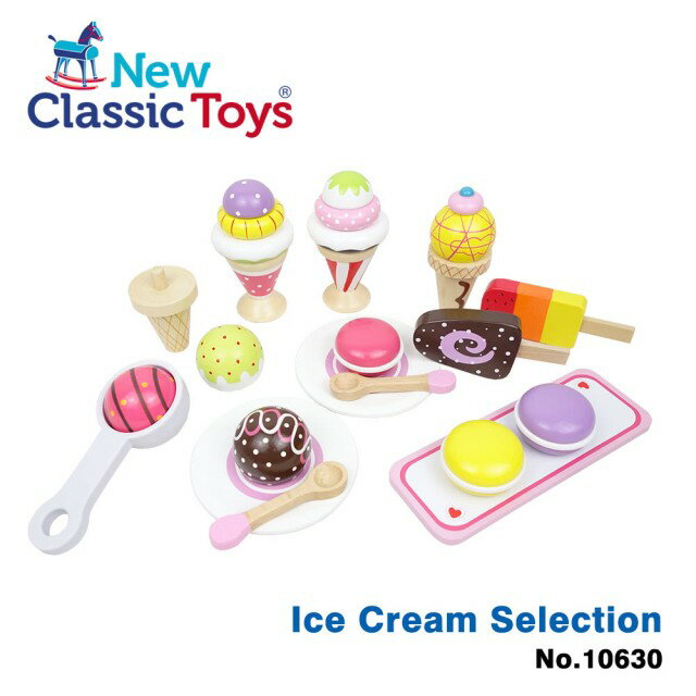《荷蘭 New Classic Toys》 木製 繽紛冰淇淋補充組 東喬精品百貨