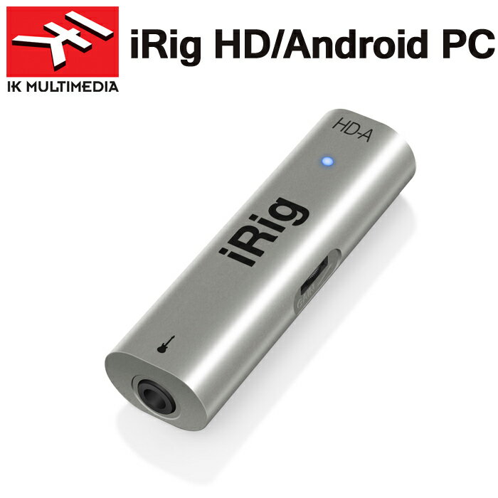 商品出清！【非凡樂器】IK iRig HD-A 聲音/吉他貝斯樂器錄音介面（義大利/原廠）Android系統/PC用