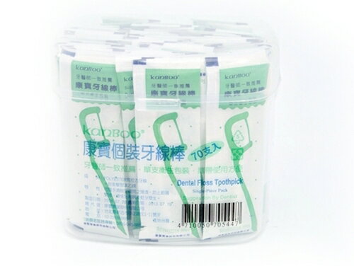康寶個裝牙線棒70支/盒