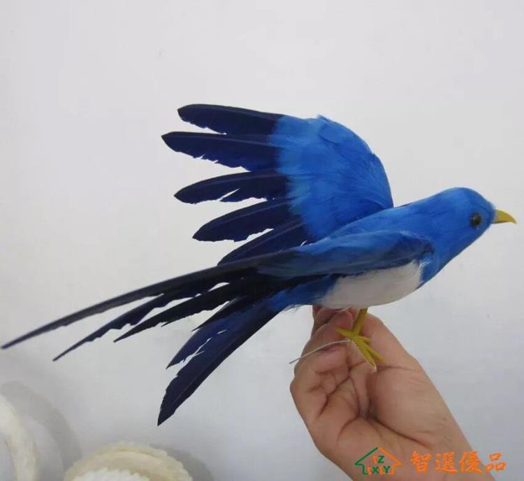 模擬鳥 定做動物各種模型 模擬鳥 展翅喜鵲 羽毛小鳥攝影教科道具 快速出貨
