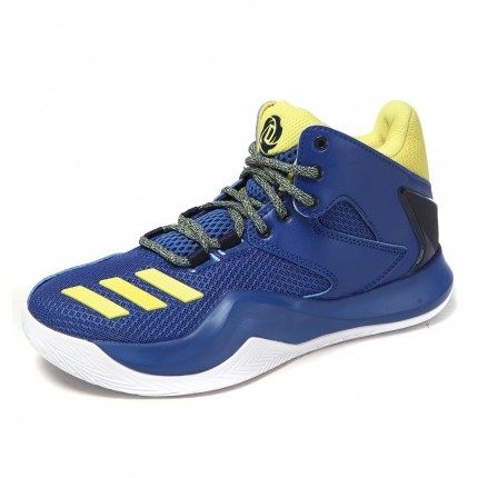 ADIDAS D ROSE 773 V J 女鞋 童鞋 籃球 輕量 藍 黃 【運動世界】 B54117