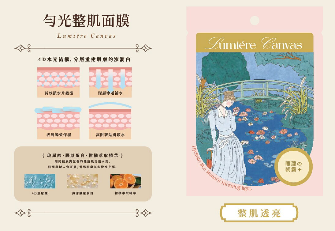 藝遇肌光・勻光整肌面膜 1