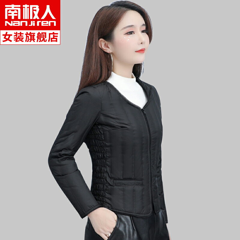 羽絨服內膽女修身輕薄短款打底內穿低領貼身保暖馬甲新款冬季