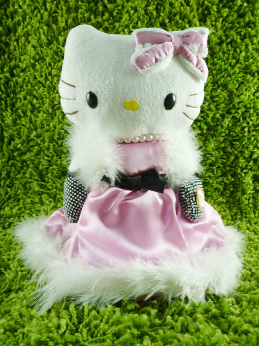 【震撼精品百貨】Hello Kitty 凱蒂貓 KITTY絨毛娃娃-貴族圖案-粉色 震撼日式精品百貨