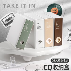SINGBA卡冊CD唱片光盤收納盒簡約愛豆專輯小卡照片碟片DVD收藏冊
