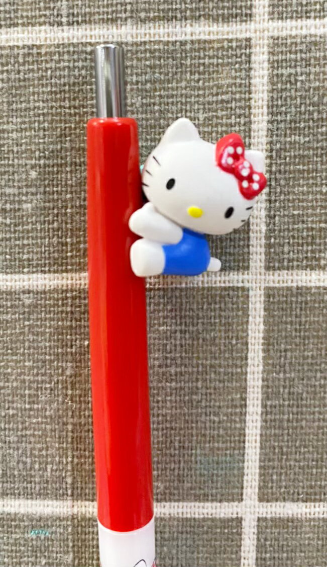 【震撼精品百貨】凱蒂貓 Hello Kitty 日本SANRIO三麗鷗 KITTY 造型自動鉛筆-側坐#70259 震撼日式精品百貨
