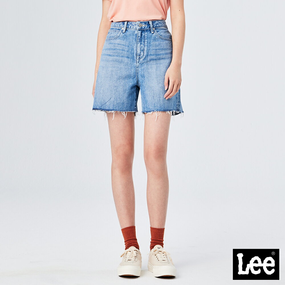 Lee 抽鬚牛仔短褲 女 Modern