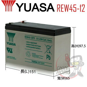 【CSP】UPS YUASA湯淺 REW45-12 電動車 哪裡賣兒童電動玩具車配件